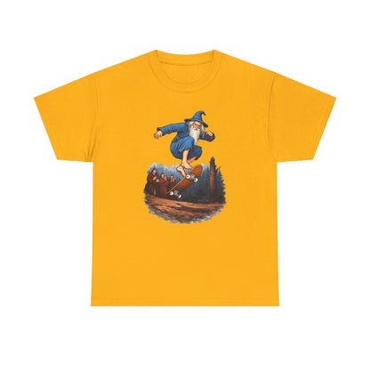 Wizard Skateboarding Fantasy T Shirt Magical Street Style Tee