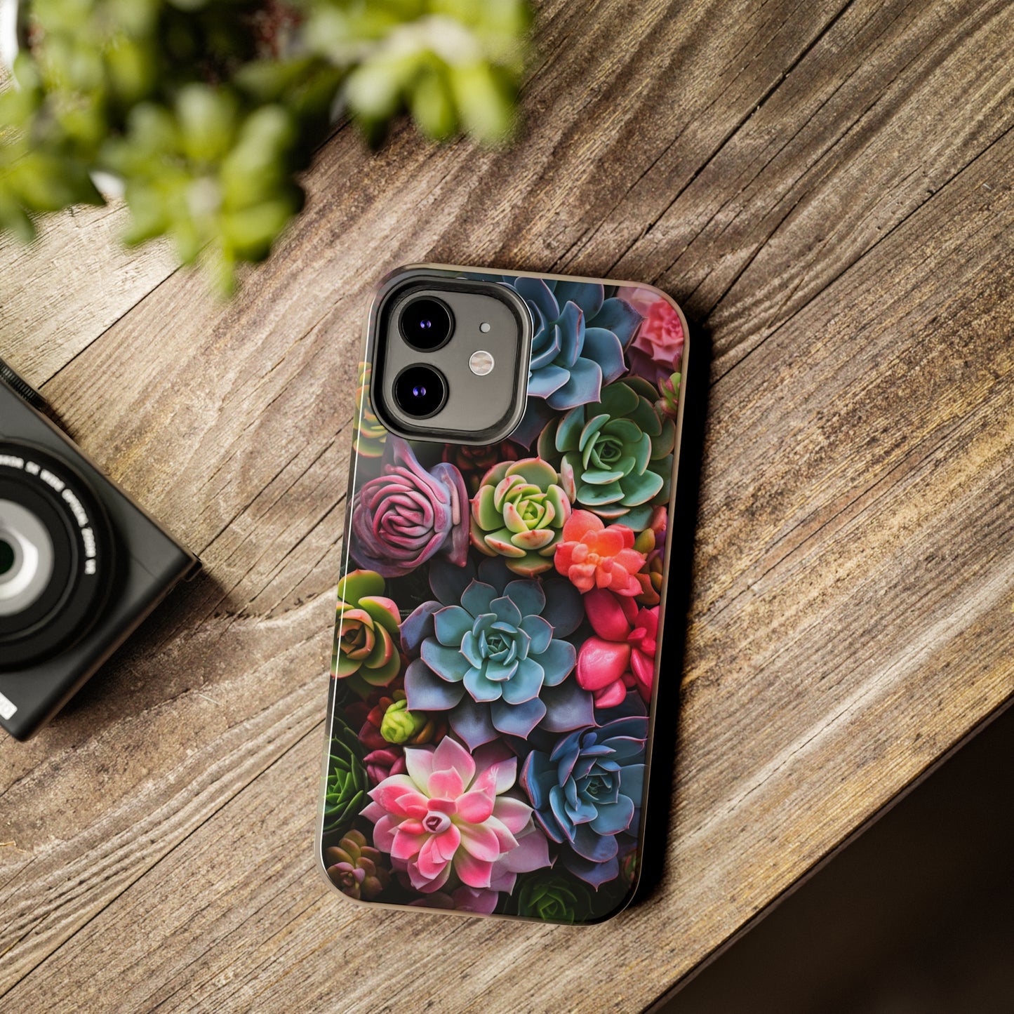 Succulent Desert Cactus Floral iPhone Case | Embrace the Beauty of Arid Elegance