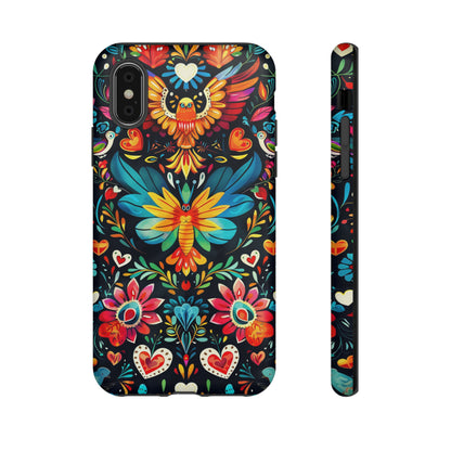 Floral Explosion Magic Hearts Phone Case