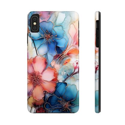 Marbled Watercolor iPhone Case | Embrace the Mesmerizing Multicolor Art