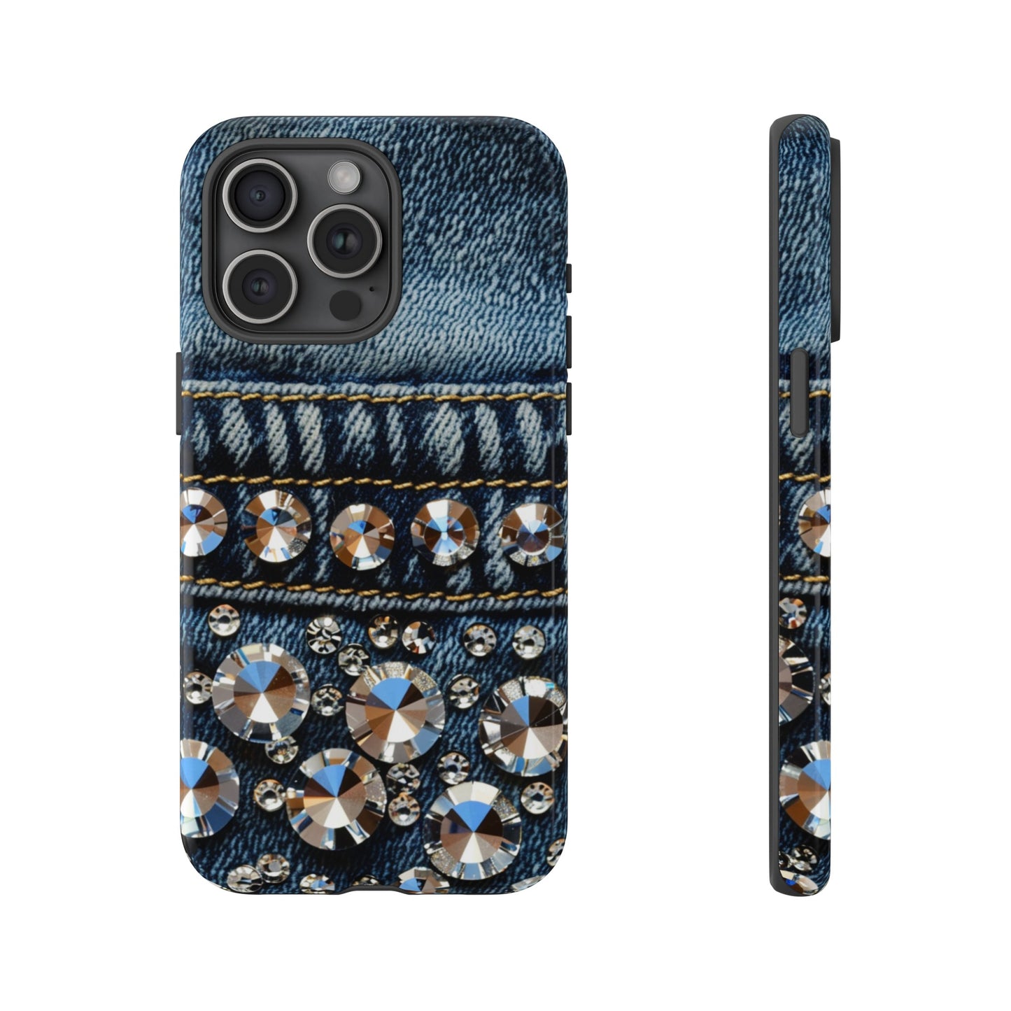 Blue Jean Queen Rhinestone Bling Phone Case