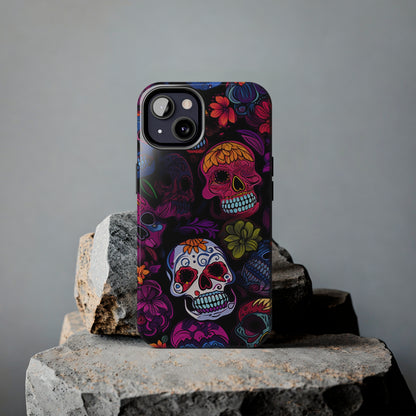 Sugar Skull iPhone Case | Day of the Dead Inspired Design for Halloween