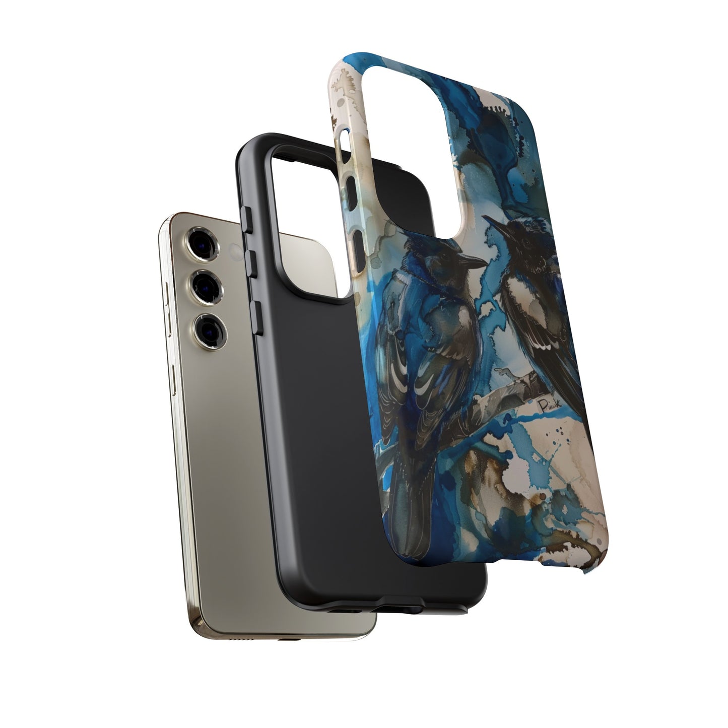 Blue Bird Watercolor Phone Case