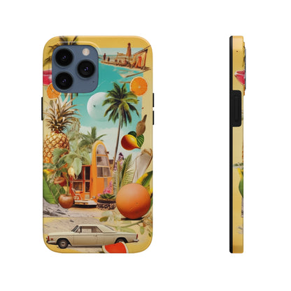 Summer Vibrations iPhone Tough Case | Embrace the Energetic Spirit of Summer with Reliable Protection