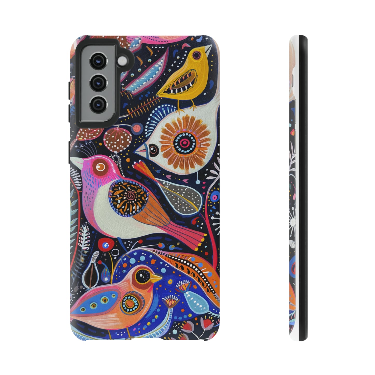 Mexican Style Bird Painting Phone Case