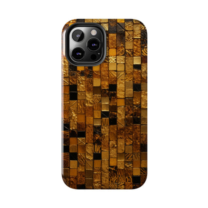 Golden Tile iPhone Case | Add Glamour and Elegance to Your Device