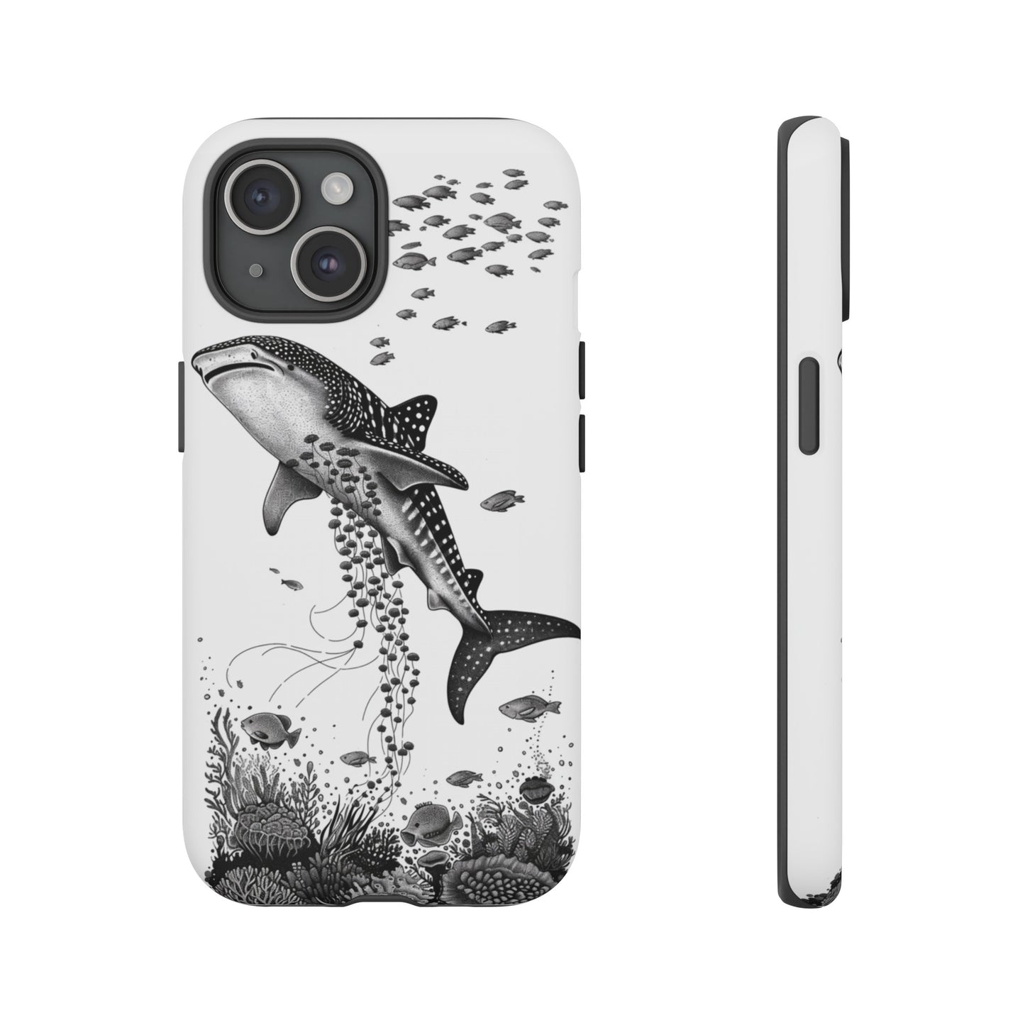 Whale Shark, Turtle, Manta Ray Phone Case