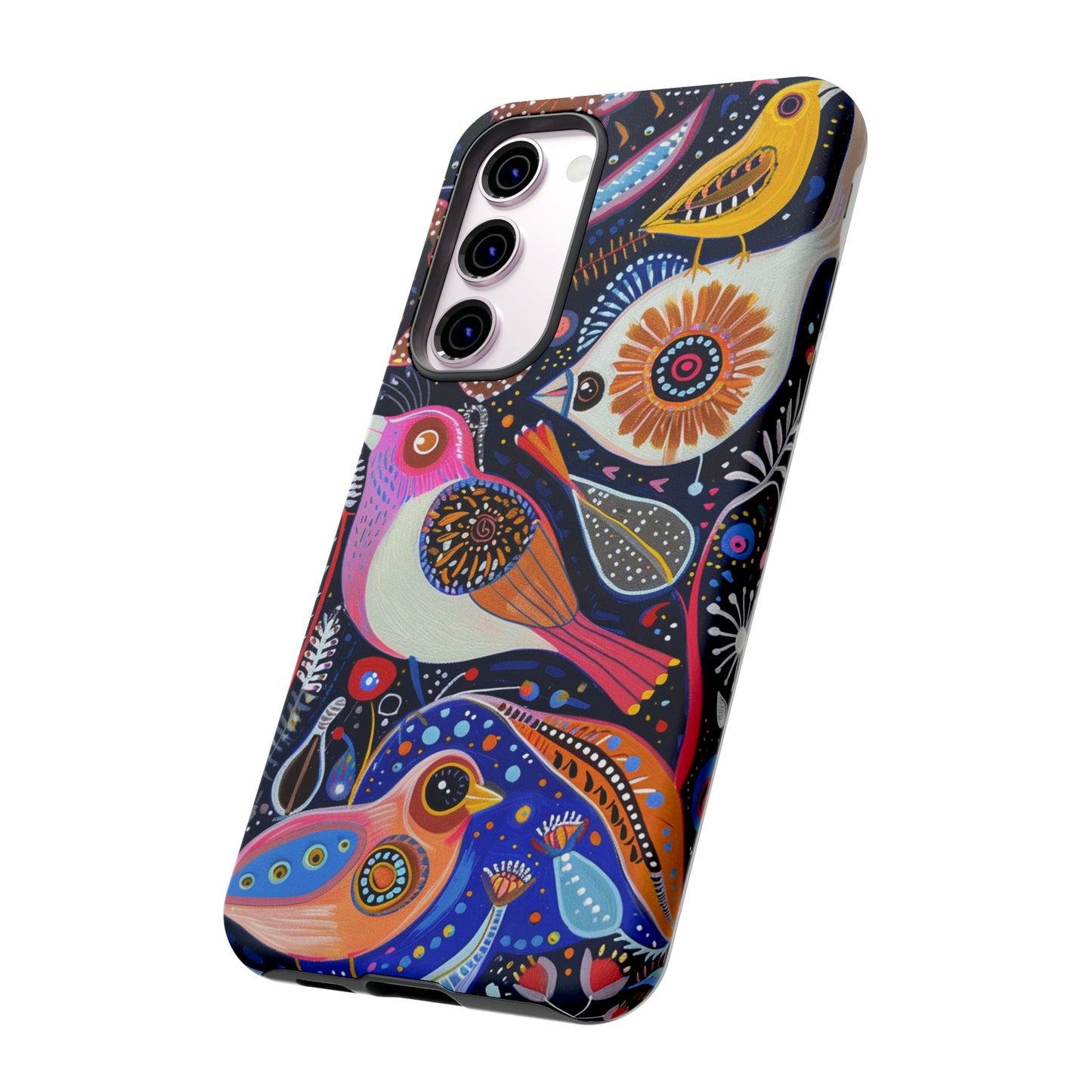 Mexican Style Bird Painting Phone Case