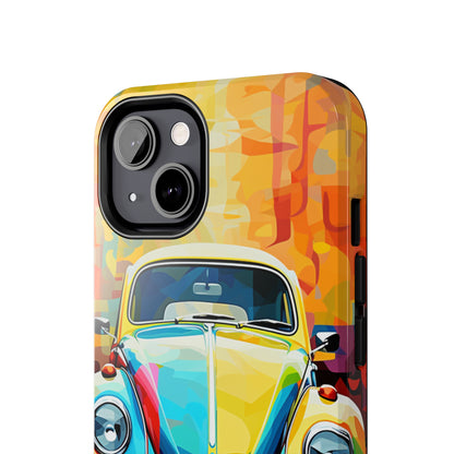 VW Bug Phone Case Retro iPhone Tough Case – Volkswagen beetle iPhone case