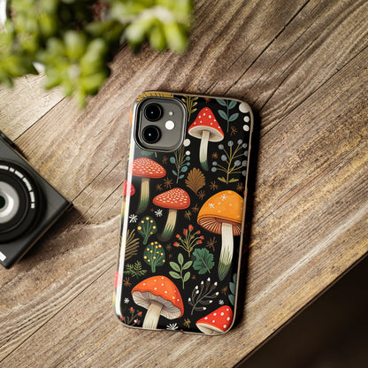 Psychedelic Magic Mushrooms Phone Case | Dive into Vintage Vibes