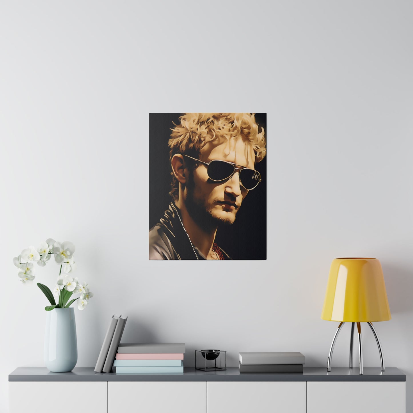 Layne Staley of Alice in Chains Pop Art | Stretched Canvas Print