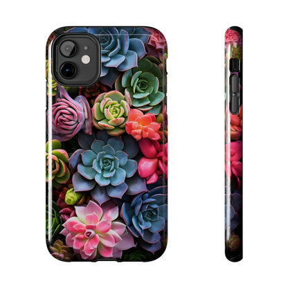 Succulent Desert Cactus Floral iPhone Case | Embrace the Beauty of Arid Elegance