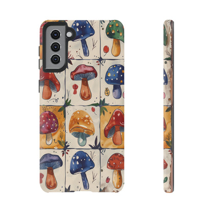 Trippy Magic Mushroom Toadstools Phone Case