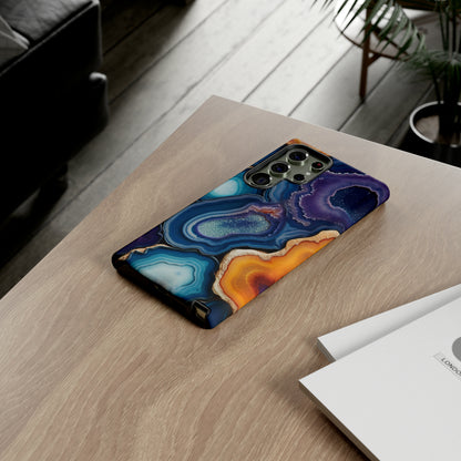 Agate Slice Geode Elegance: Natural Beauty Phone Case