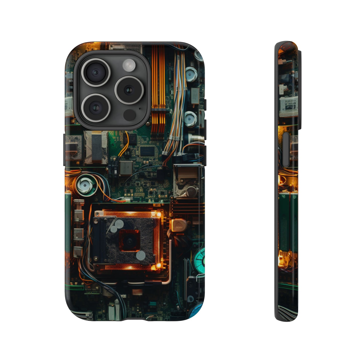 Circuit Board Themed Tough Phone Case