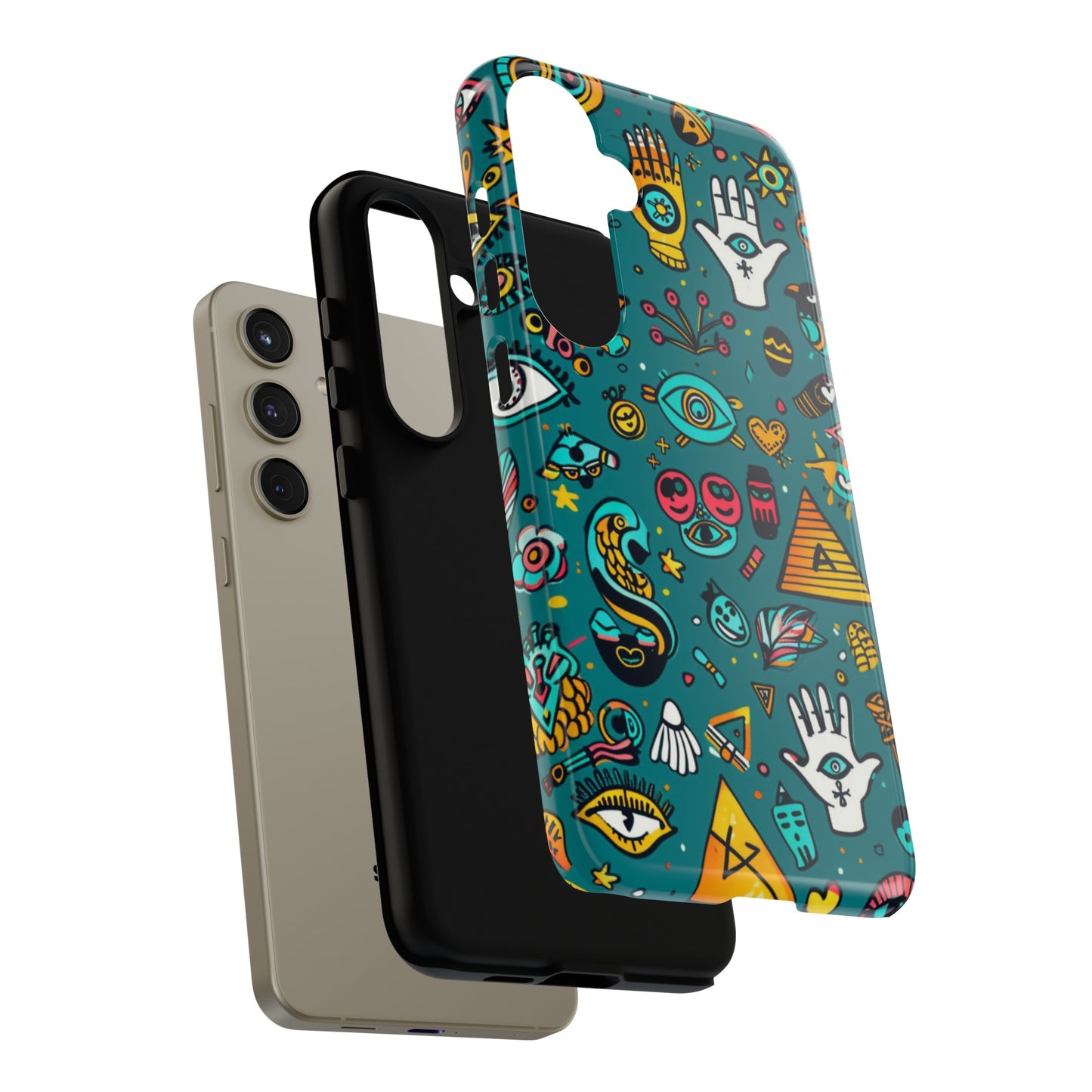 UFOs and Ancient Egypt Talisman Collage Phone Case