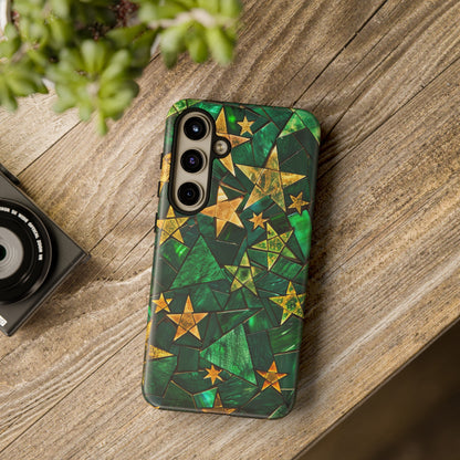 Green Celestial Stained Glass Mosaic Phone Case