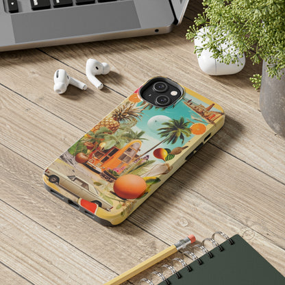 Summer Vibrations iPhone Tough Case | Embrace the Energetic Spirit of Summer with Reliable Protection