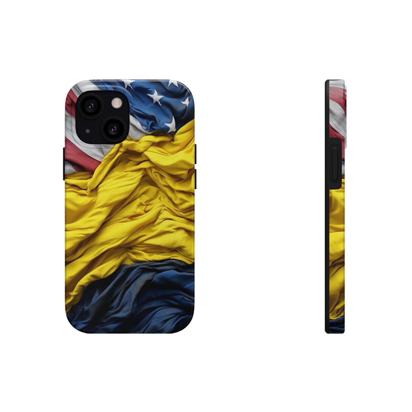 Support Ukraine Flag Phone Case | Show Your Ukrainian USA Patriotic Spirit with a Tough iPhone Case