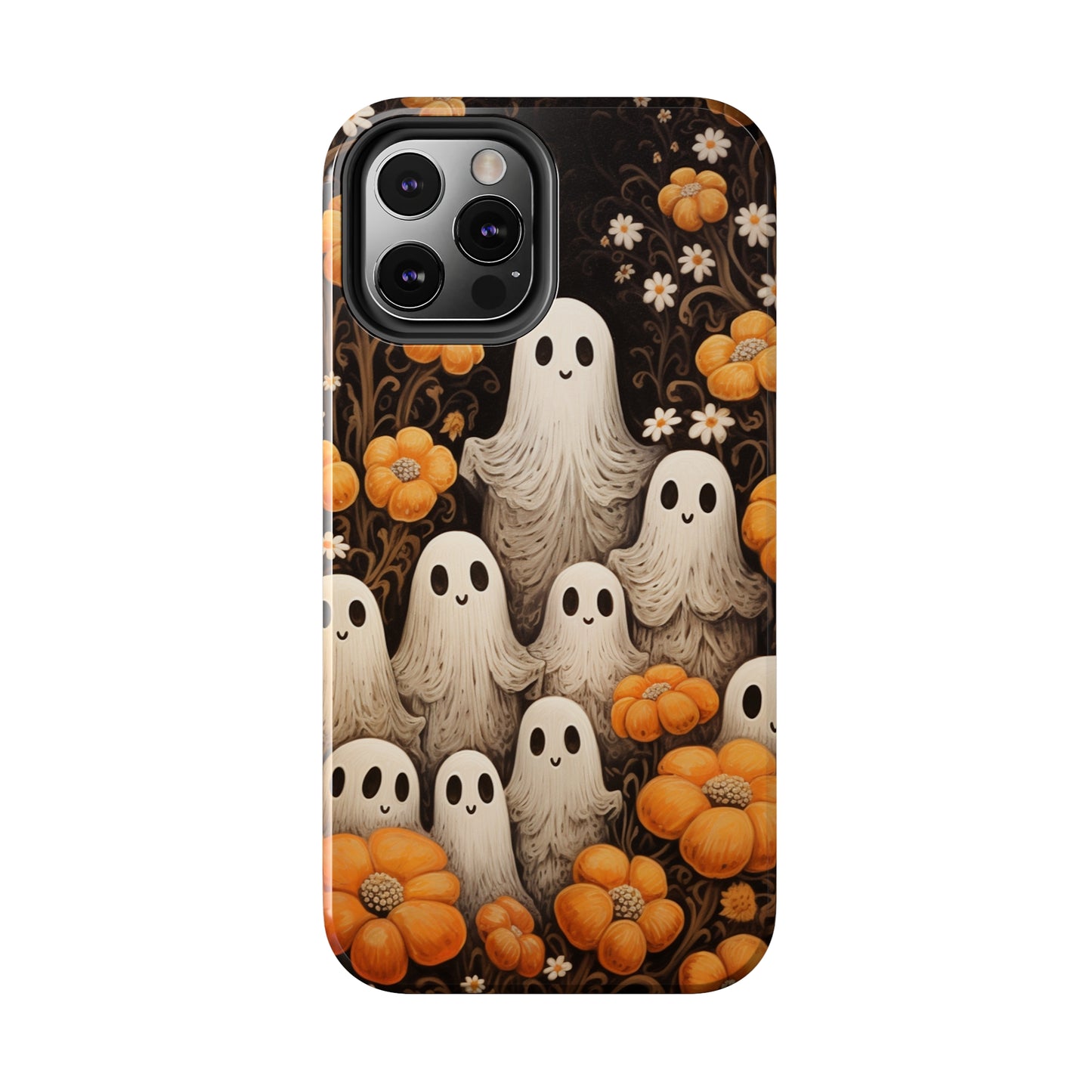 Ghostly Greetings: "Boo Trick or Treat" | Spooky Halloween Spirits iPhone Case