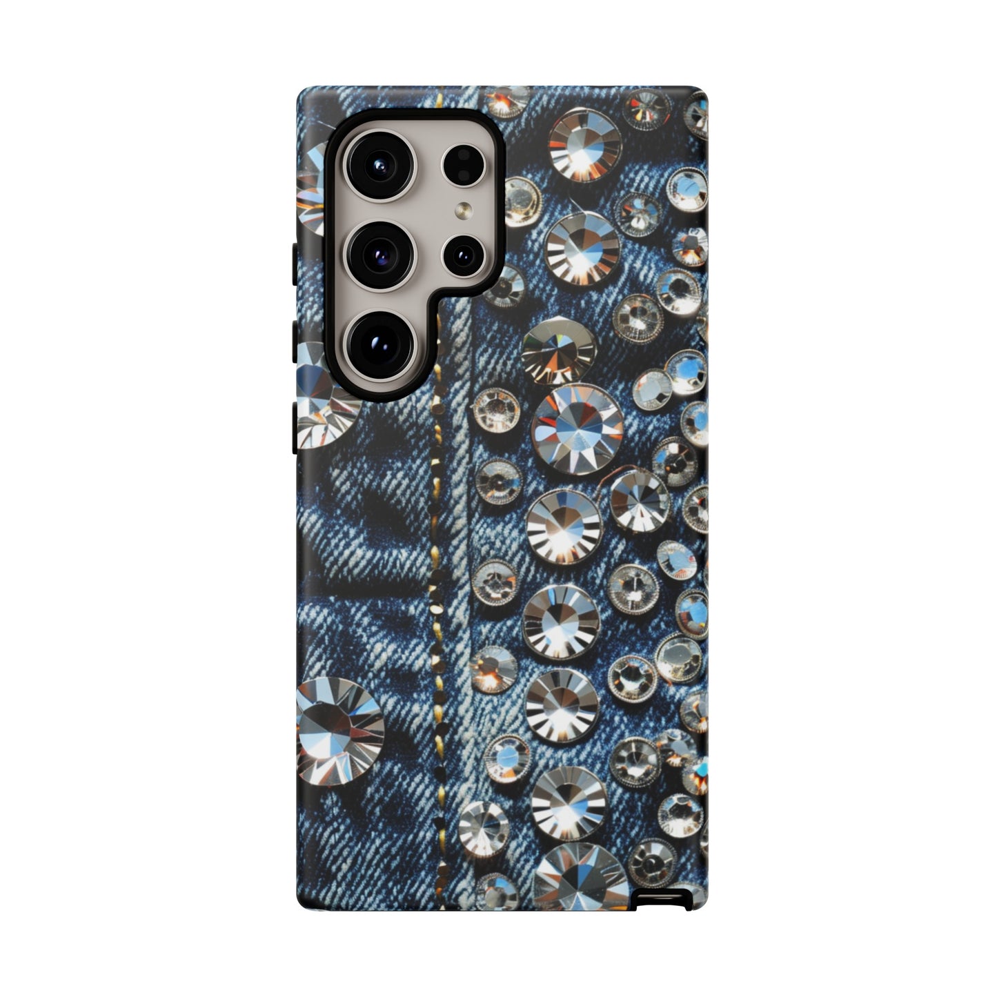 Blue Jean Queen Rhinestone Bling Phone Case