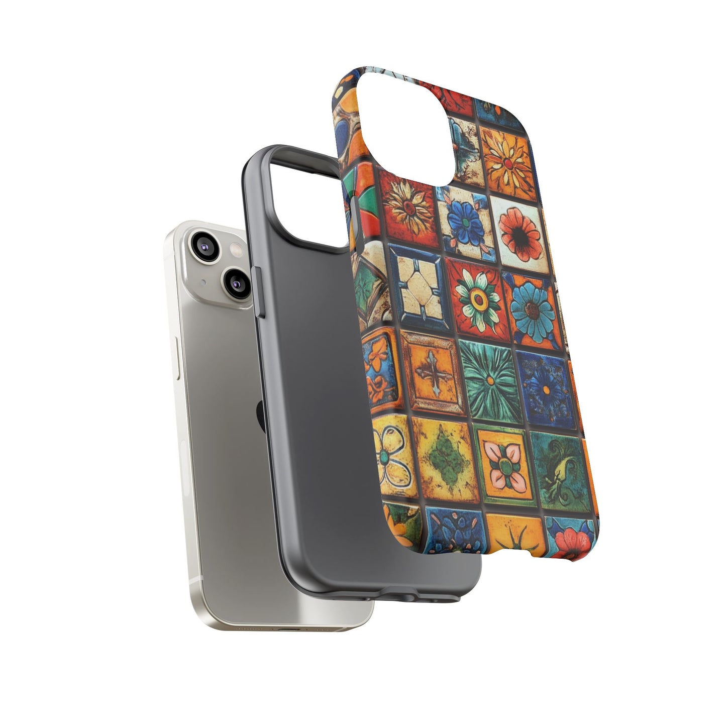 Mexican tile style phone case for iPhone 15