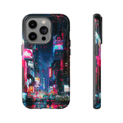 Cyberpunk Tokyo Cityscape Phone Case