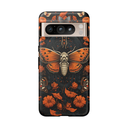 Eerie Elegance Halloween Goth Moth Phone Cover