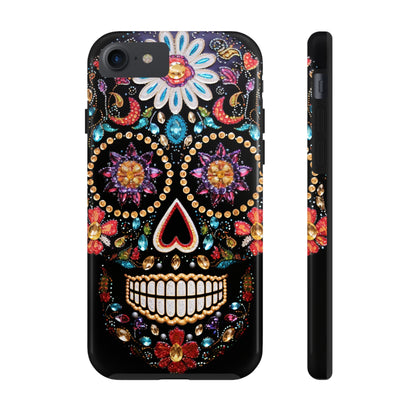 Sugar Skull iPhone Case | Dia de los Muertos Design for Apple iPhone | Halloween Aesthetic