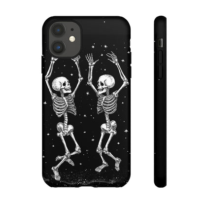 Halloween Dancing Skeletons iPhone Case