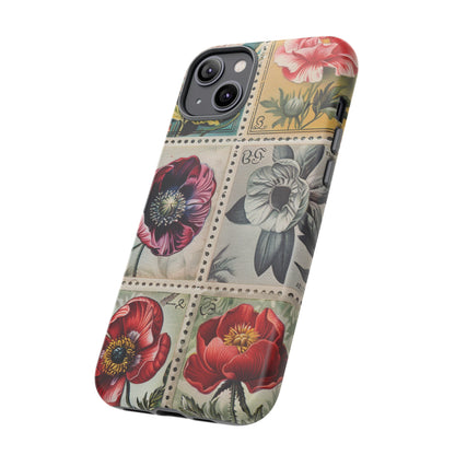 Vintage Floral Stamps Phone Case