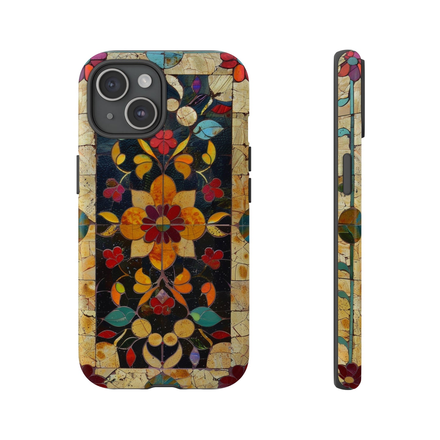 Azulejo Porcelain Vintage Tile Mediterranean Design Phone Case