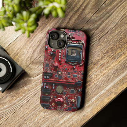 Open Circuit Naked Motherboard Technology Phone Case