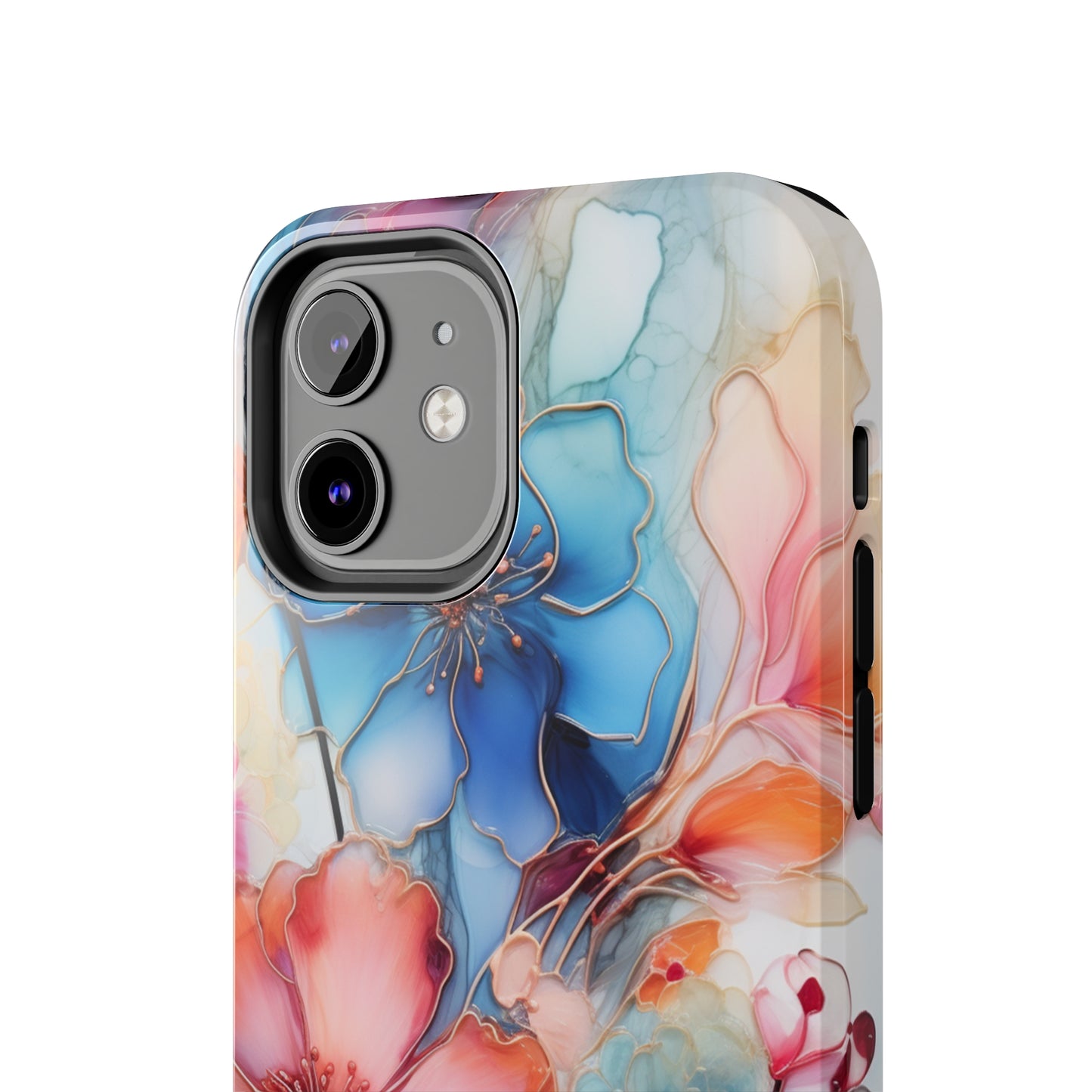 Marbled Watercolor iPhone Case | Embrace the Mesmerizing Multicolor Art