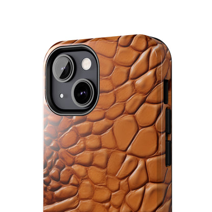 Faux Alligator Skin Textured look and style iPhone Case