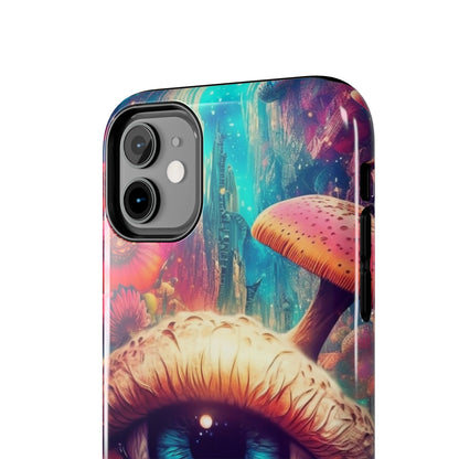 Eye of the Mushroom Psychedelic Art iPhone Case | Embrace the Trippy Enigma