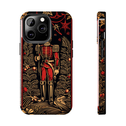 Guardian of Yuletides Past: Vintage Christmas Toy Soldier | Tough iPhone Case