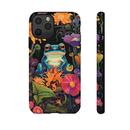 Floral Frogs Elegance Phone Case for Google Pixel, iPhone & Samsung Galaxy