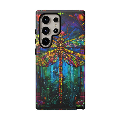 Art Deco Stained Glass Dragonfly Phone Cover