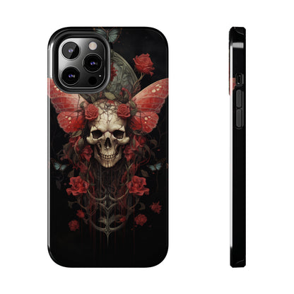 Deadhead Moth Gothic Dark Academia iPhone Case | Embrace Mysterious Elegance