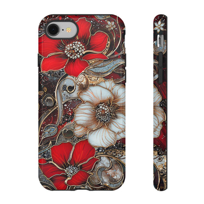 Stained Glass Floral Paisley Explosion Phone Case