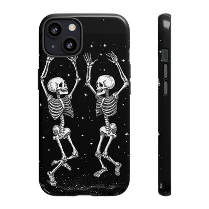 Halloween Dancing Skeletons iPhone Case