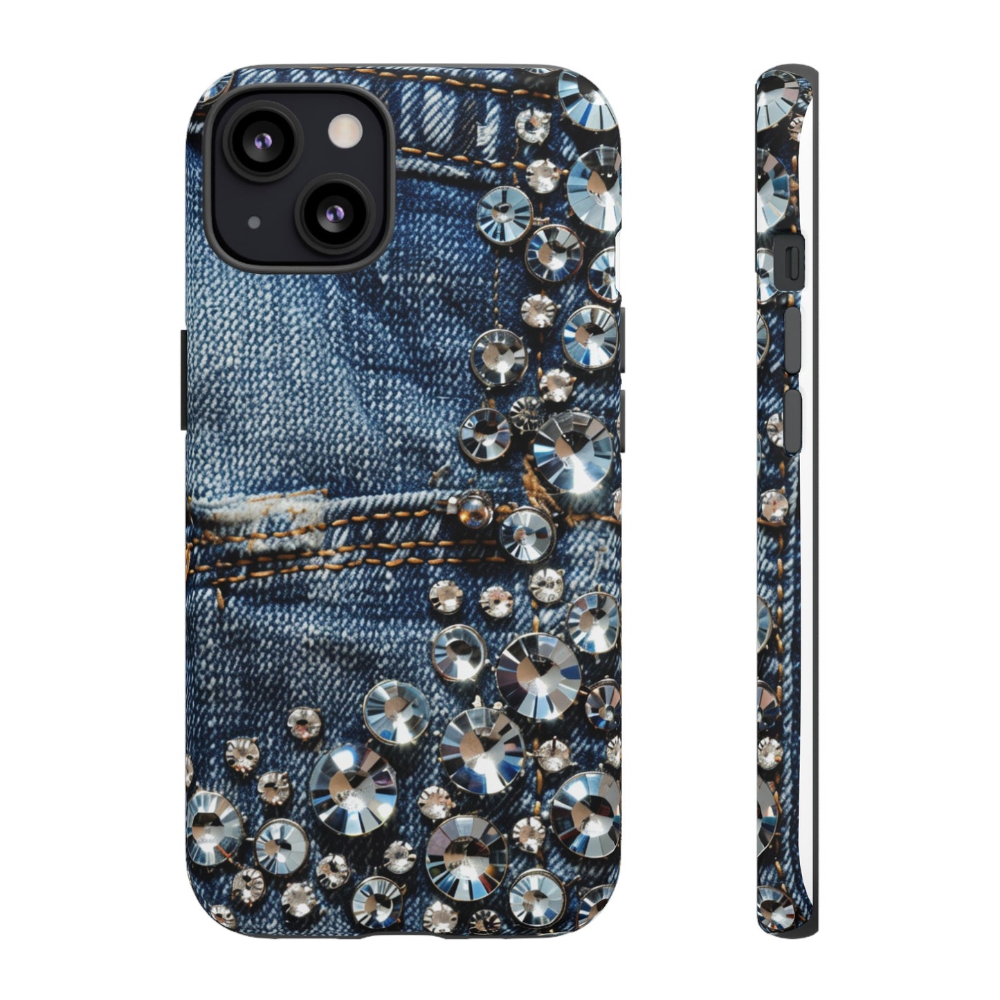 Blue Jean Queen Rhinestone Bling Phone Case