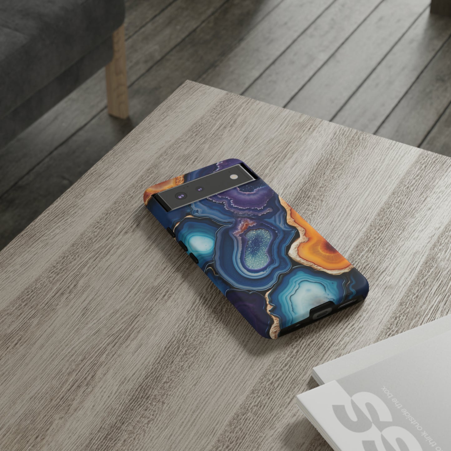 Agate Slice Geode Elegance: Natural Beauty Phone Case