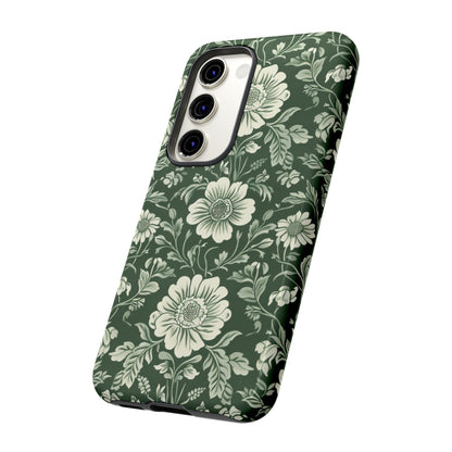 Floral Sage Green Wildflower Phone Case