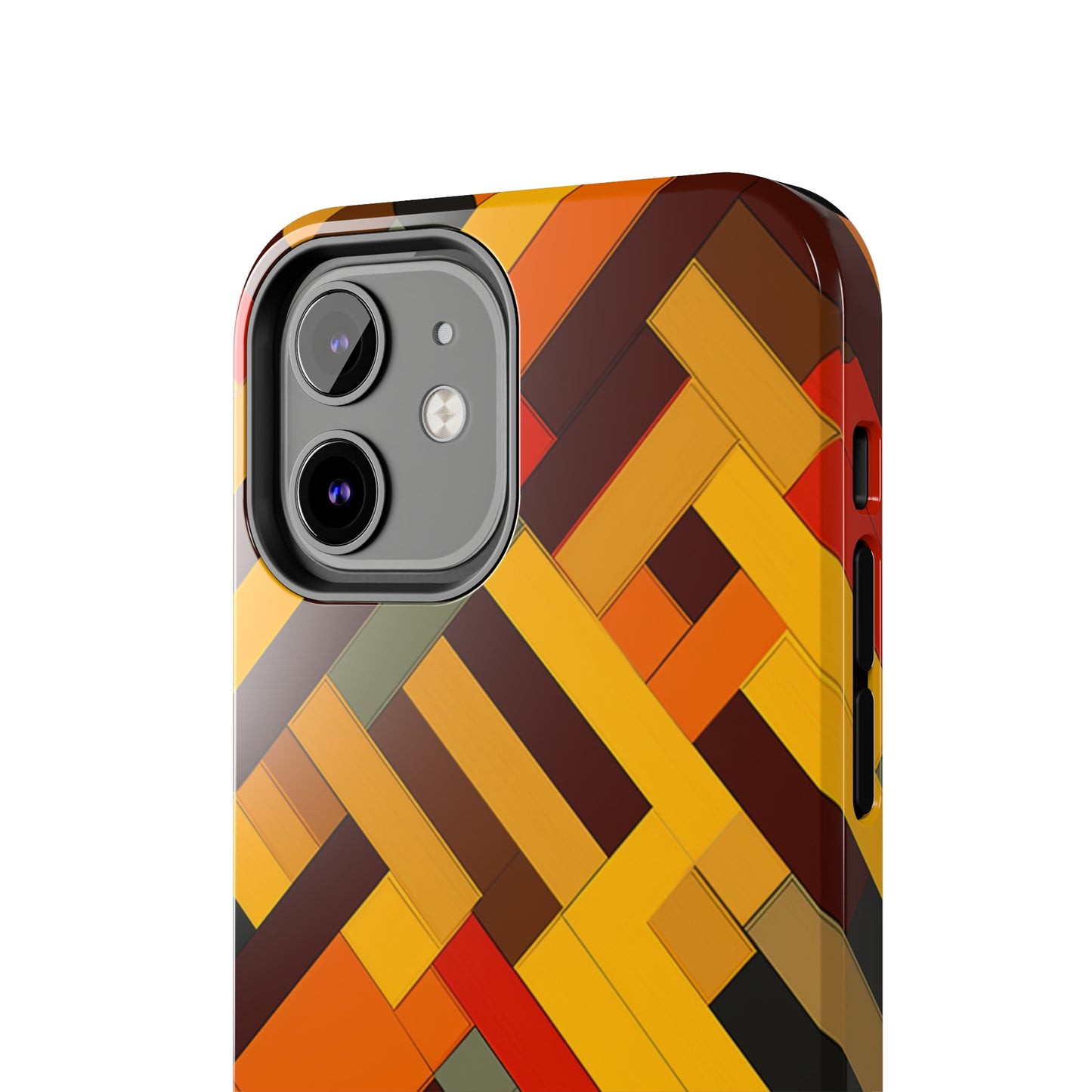 iPhone Tough Case: Intricate & Durable - The Weave Geometric Art Pattern