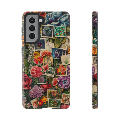 Vintage Floral Stamps Phone Case