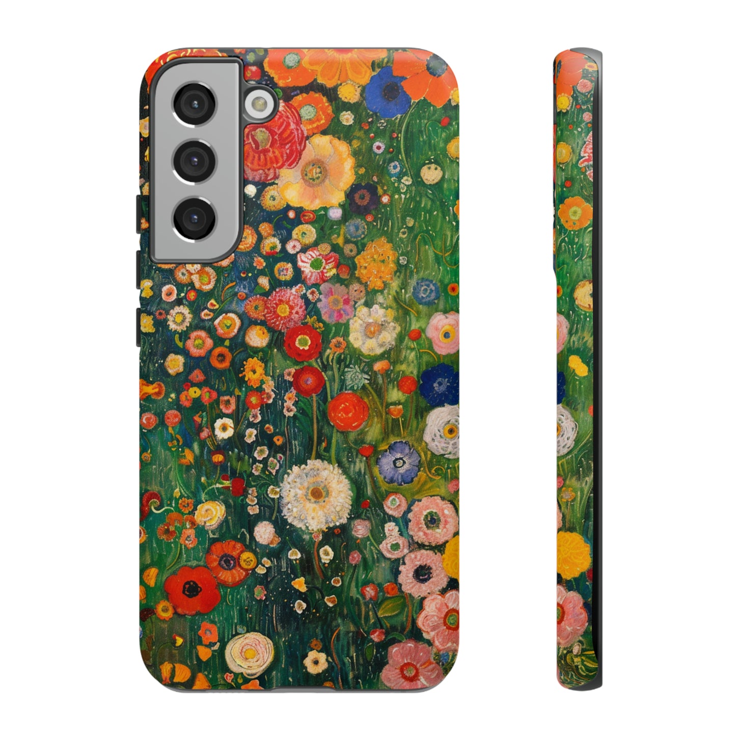 Gustav Klimt Style Flower Garden Painting Phone Case