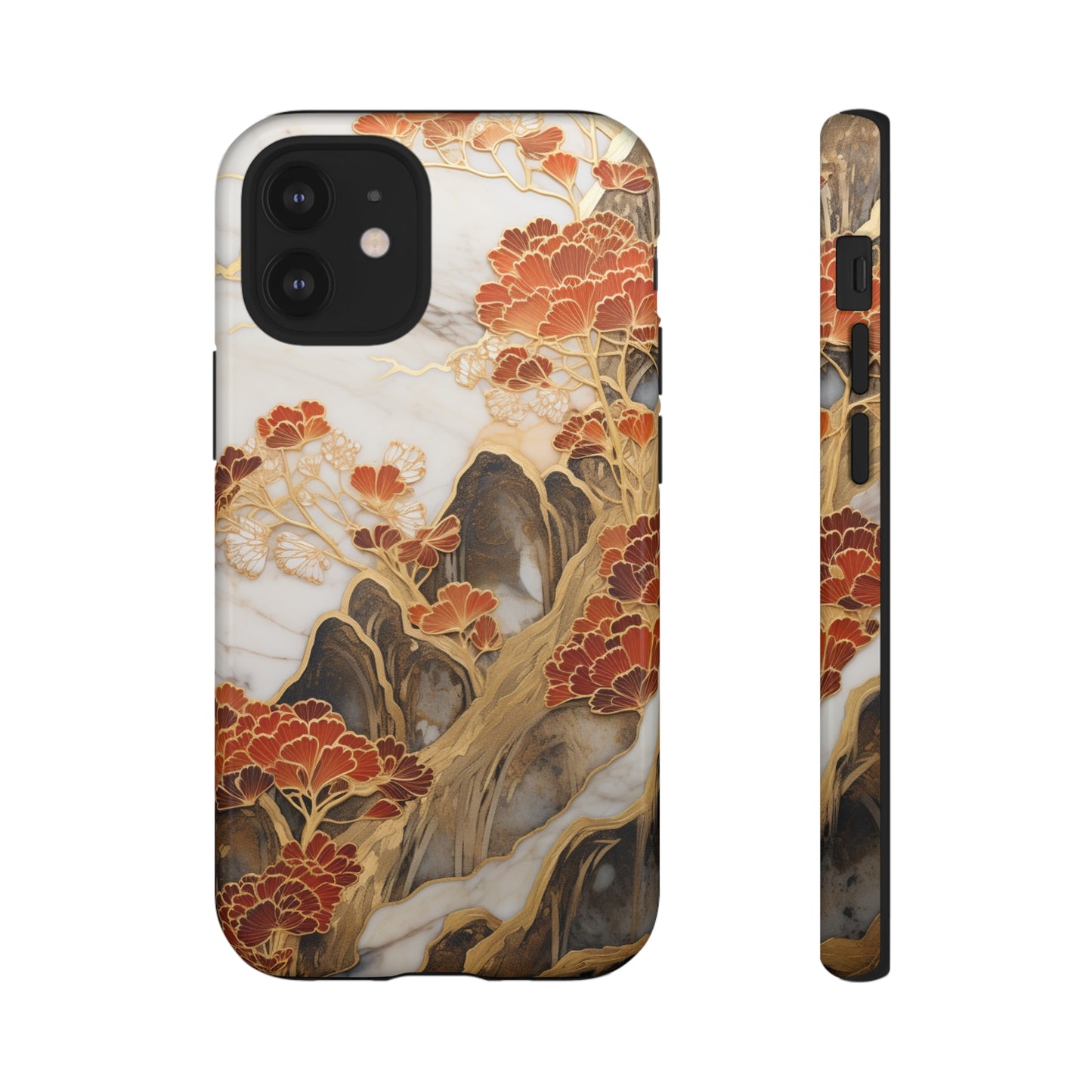 Chiyogami Floral Tough iPhone Case Galaxy S23 S22 S21 S20 Plus Ultra | Iphone 14 13 12 11 8 Pro Max Mini | Pixel 7 6 Pro 5 | Japanese Boho