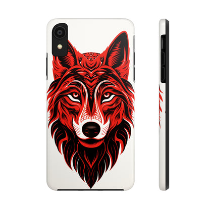 Mystic Echoes: Native American Tribal Wolf | Cultural Heritage iPhone Case